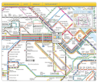 Der gesamte Liniennetzplan von Mainz.