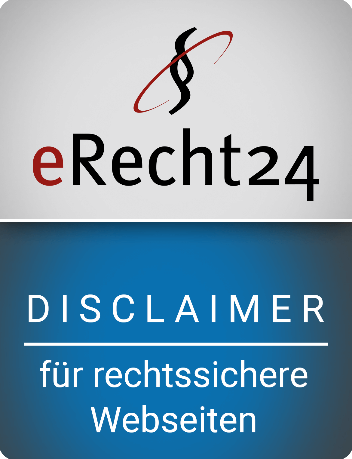 erecht 24 Disclaimersiegel